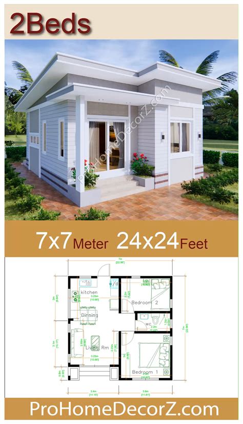 Small House Design With 2 Bedrooms Artofit