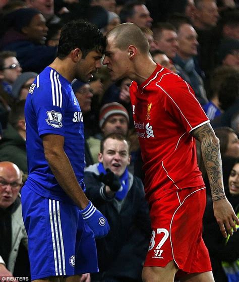 Liverpool chelsea game 27 april 2014. Diego Costa studded Martin Skrtel's ribs in Chelsea's defeat by Liverpool as striker courts ...