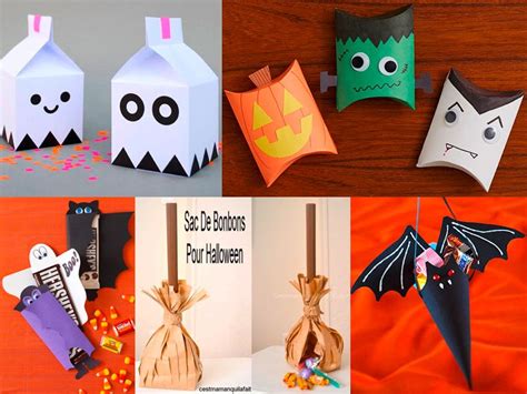 11 bricolages de sacs à bonbons pour Halloween | Sac à bonbons