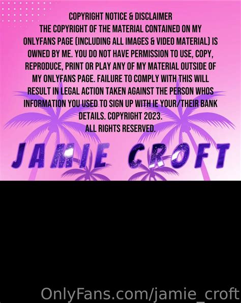 Watch Online Jamie Croft Aka Jamie Croft OnlyFans Who Said Being Over