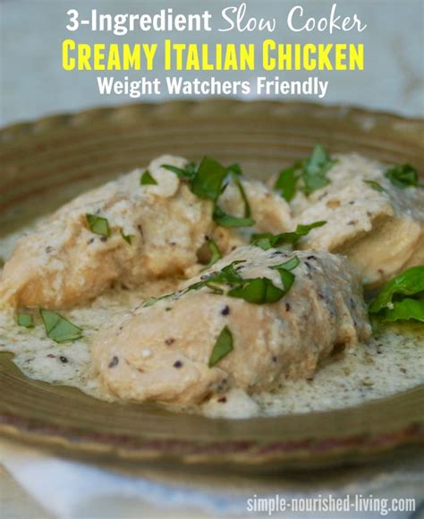 Label the bag, remove any extra air, and place it in your freezer. Slow Cooker Creamy Italian Chicken Recipe | Simple ...