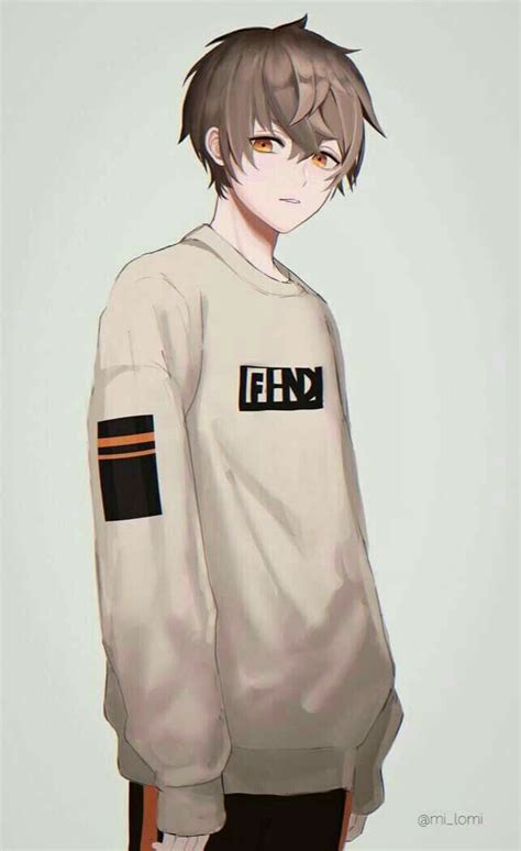 Hoodie Cute Anime Boy Drawings Wallpaper Anime