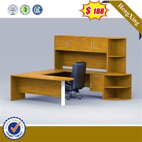 Fashion Style L Shape Library School Furniture Wooden Office Desk