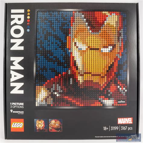 Marvel Studios Iron Man Lego Art 31199 Review Brickonaute