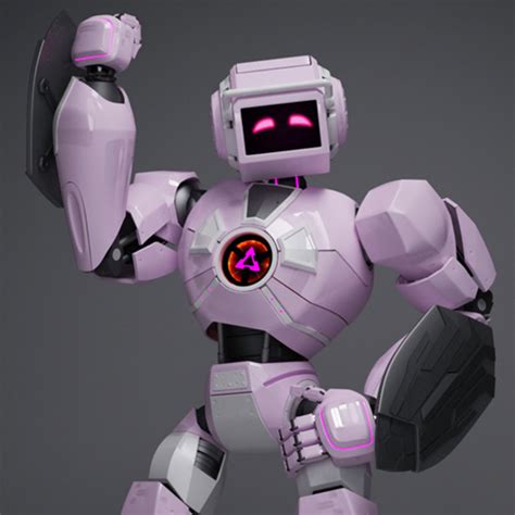 Cute Robot Cgtrader