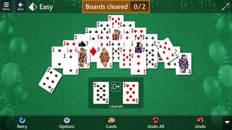 Star Clubsolitaire Celebrates 31 Yearspyramid Easy Clear 2 Boards