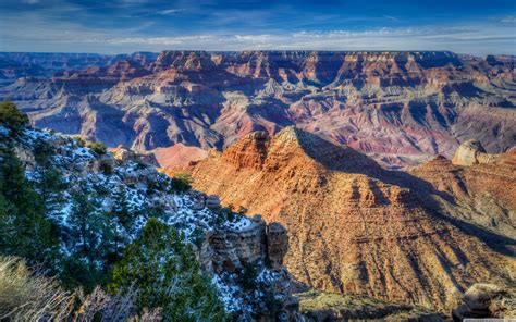 South Rim Of The Grand Canyon Arizona Wallpapers Wallpaper Cave