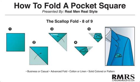 How To Fold A Pocket Square 9 Ways Of Folding A Handkerchief Pocket