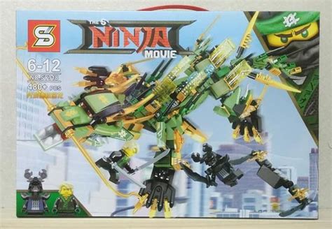 Jual Lego Sy 918 Ninjago The Movie Green Ninja Mech Dragon Isi 480