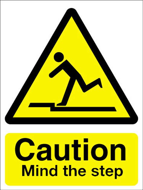Mind The Step Sign Signs 2 Safety Uk