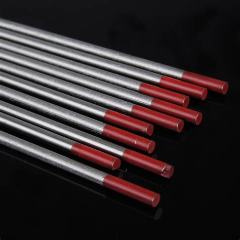 Pcs Set Wt Thoriated Tungsten Electrode Red X Mm X Mm