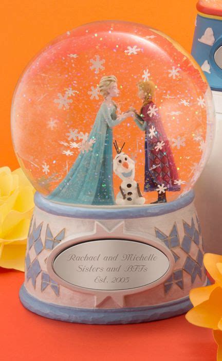 Elsa Anna And Olaf Snow Globe Snow Globes Snow Globe For Kids