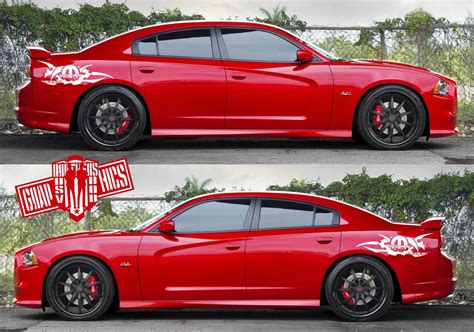 Dodge Charger Srt 2x Body Decals Side Stickers Logo Graphics Vinyl High