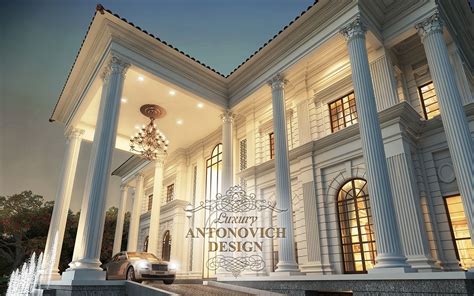 Дизайн фасада в классическом стиле Luxury Antonovich Design Дизайн