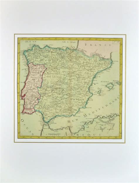 Map Of Ancient Spain 1767 Original Art Antique Maps And Prints