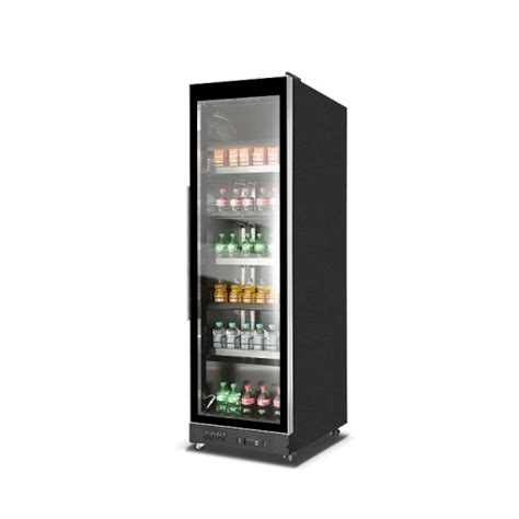 Convenience Store Multideck Drink Showcase Upright Cooler Single Glass