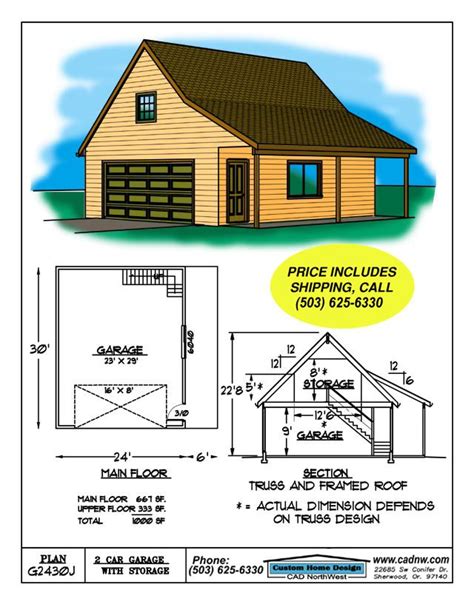 Two story garage for cottage. Alter exterior finishes to ...