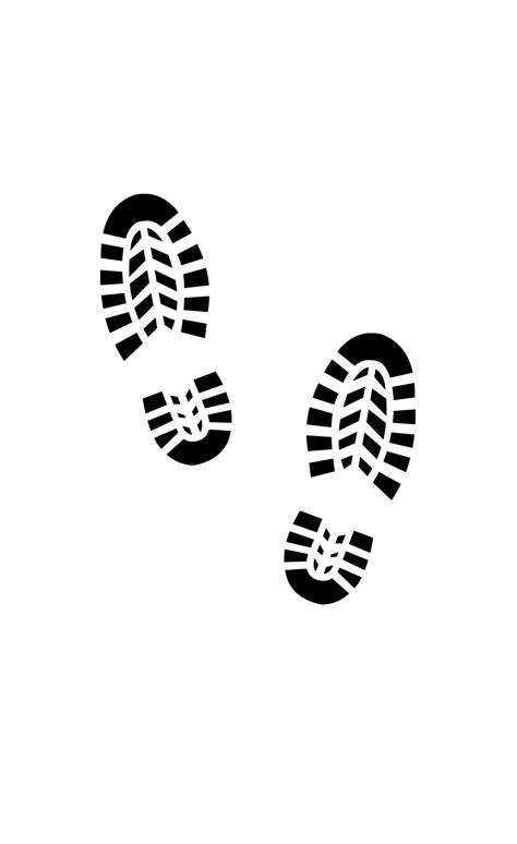 Traces identiques à l'avant et à l'arrière. Sticker traces de pas | stickers autocollant marque chaussure