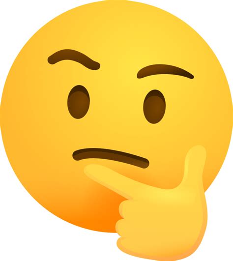 Thinking Face Emoji Emoji Download For Free Iconduck
