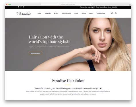 Beauty Salon Dynamic Website Examples Austinbinger