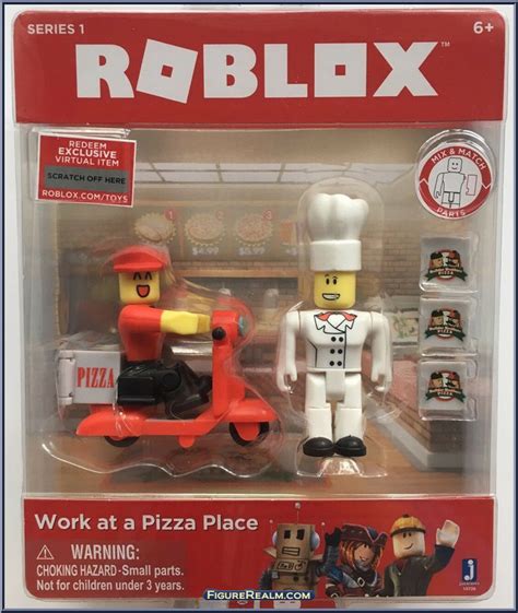 Work At A Pizza Place Roblox Series 1 Jazwares Action Figure
