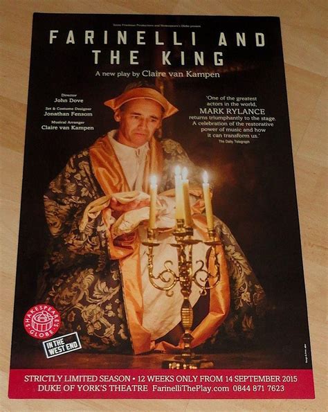 Farinelli And The King Theatre Poster Mark Rylance 1778320535