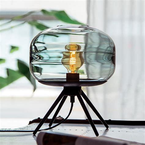 Adler Glass Dome Table Lamp Warmly
