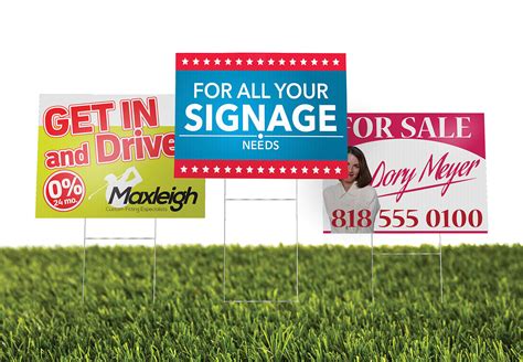 Lawn Signs Rigid Signs Coroplast Signs And More 2k Printing And Promotions