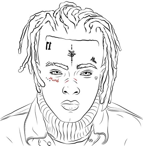 Best Xxxtentacion Coloring Page For Windows Pc Coloring Book And