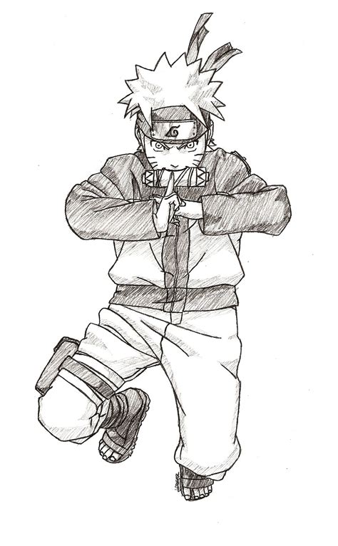 Naruto Uzumaki Pencil Drawing Narutoqz