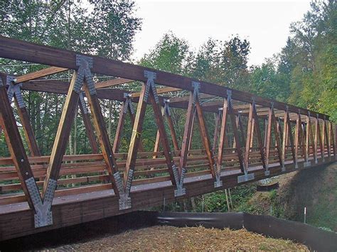 Wooden Pedestrian Bridge Design Truss Bridge Bridge Bridge Structure