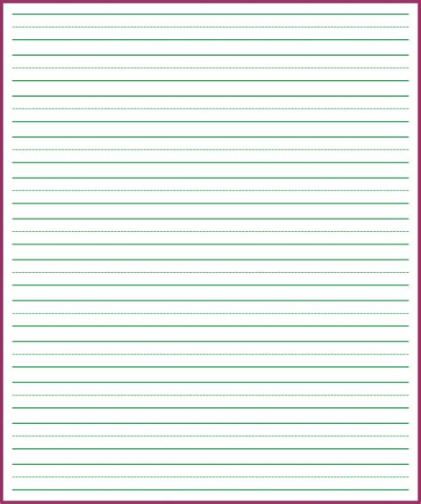 9 Best Images Of Standard Printable Lined Writing Paper Lined Writing