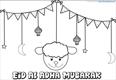 Free Eid Al Adha Colouring Pages The Mum Educates