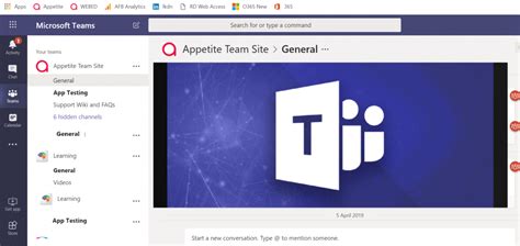 Organise Teams In Microsoft Office 365 Appetite For Business