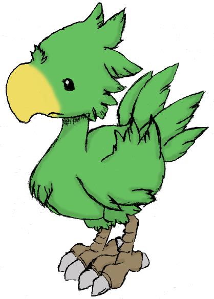 Green Chocobos By Liayso On Deviantart