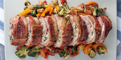 Bacon Wrapped Stuffed Pork Tenderloin Ruled Me