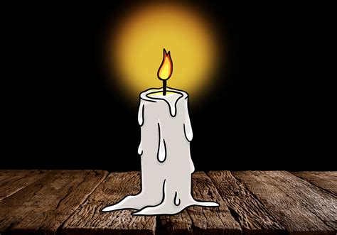 How To Draw A Candle Design School