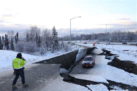 Back To Back Earthquakes Shatter Roads And Windows In Alaska The