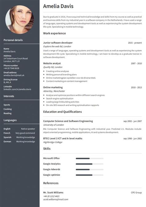 Cv Template Free Online 20 Cv Templates For Word Download Now Cv