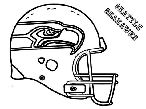 Seattle Seahawks Logo Coloring Pages Coloring Pages Ideas