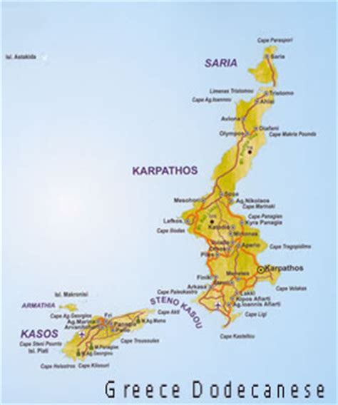 Map Karpathos Kassos D Couvrir La Gr Ce