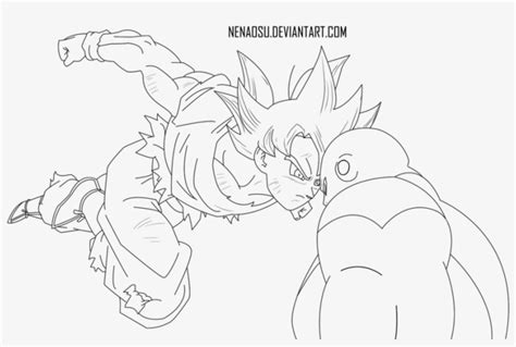 Collection Of Ultra Instinct Goku Drawing Easy Ultra Coloring Home