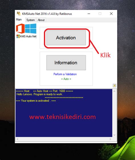 Cara Activation Windows Menggunakan KMSauto Net TeknisiKediri Com