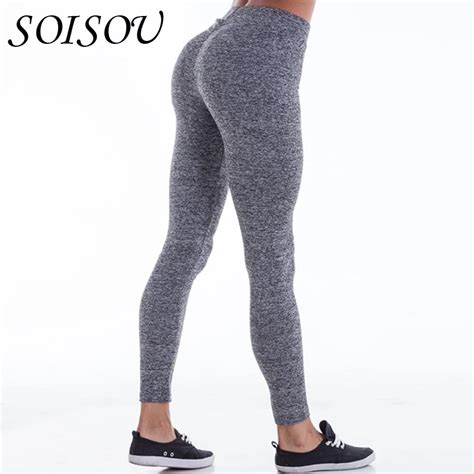 soisou 15 colors gothic low waist leggings women sexy hip push up legging jegging leggins
