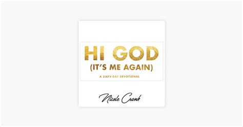 ‎hi God Its Me Again Unabridged By Nicole Crank Audiobook Apple Books
