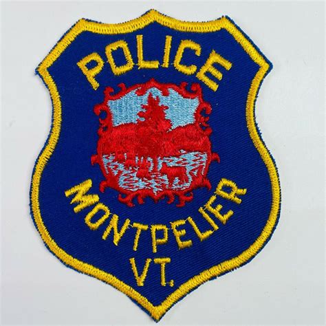 Montpelier Police Vermont Vt Vintage Police In 2021 Montpelier