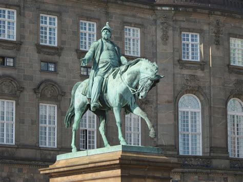 Equestrian Statue Of Frederik Vll In Copenhagen Denmark