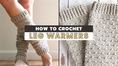 How To Crochet Leg Warmers Free Crochet Pattern Tutorial Youtube