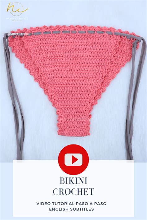 bikini a crochet todas las tallas fácil principiantes padrões de tricô tricobaba