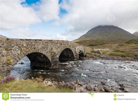 Old Scottish Stone Bridge Stock Photo Image 47368700